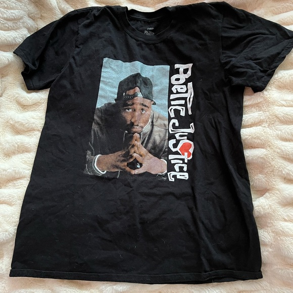 tupac poetic justice graphic t-shirt - Picture 2 of 3